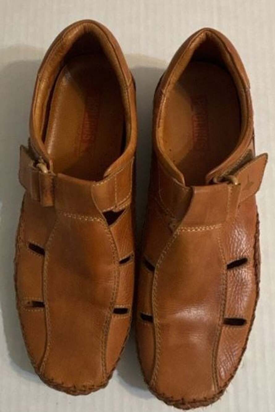 Pikolinos Tarifa Leather Fisherman Sandals Brown Size 43